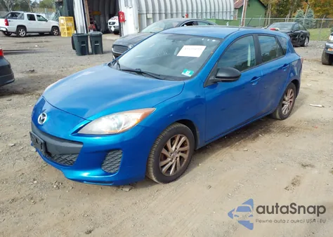 2012 Mazda Mazda3 I Touring z USA, uszkodzony, nr VIN JM1BL1L85C1694299